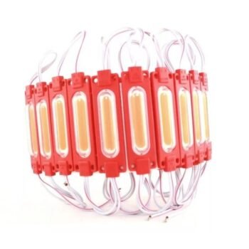 Modulo Led Cob Dome 12v de alta potencia IP68 rojo