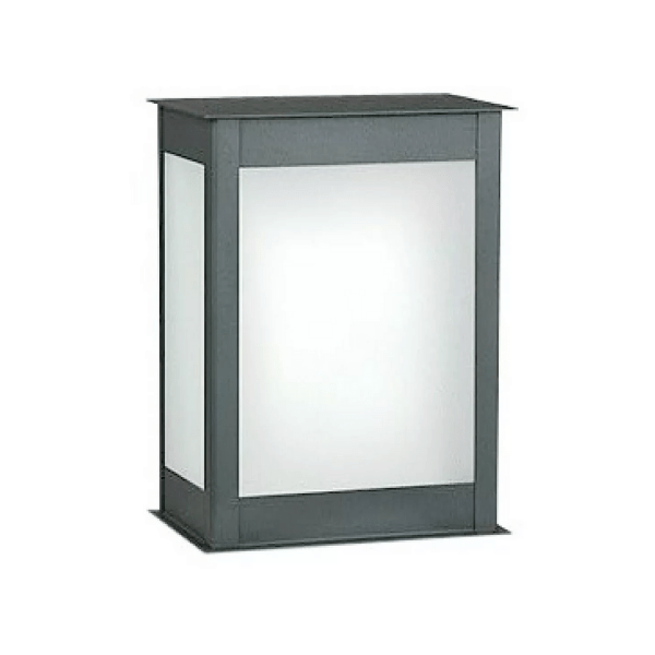 Aplique de pared exterior estilo clasico negro