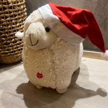 Peluche almohadon oveja con sonido grande de 40 x 34 x 28 cm