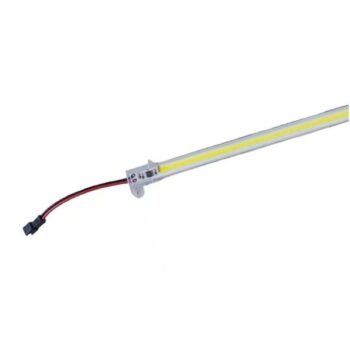 Tira Led COB con perfil plastico x 1 Metro a 220v ideal para bajo alacena