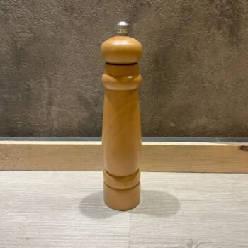 Molinillo de pimienta en madera y metal de 5 x 21 cm