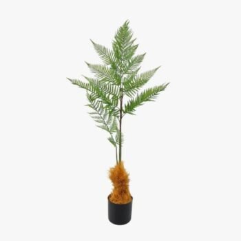 Planta artificial de 120 cm en maceta negra
