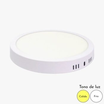 Plafon de aplicar 12w redondo luz calida o fria Candela