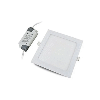 Plafones Embutir Led Cuadrado Blanco 18W Luz Calida - Baw