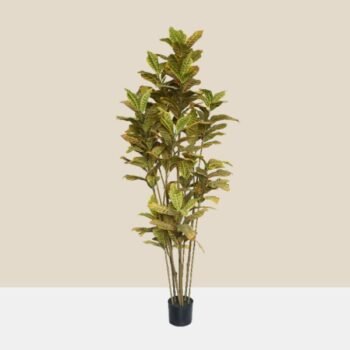 Planta con hojas artificiales de 190 cm en maceta