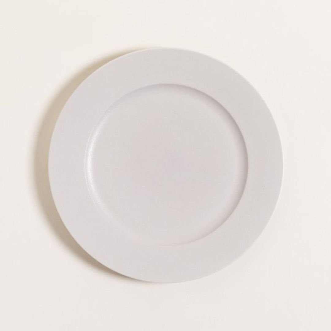 Plato playo de porcelana Fine Plus Sand de 27 cm