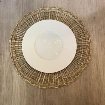 Plato para postre de ceramica modelo Sayada de 23 cm