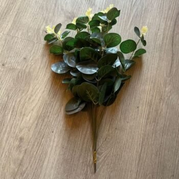 Ramo de hojas de eucalipto artificiales de 30 cm