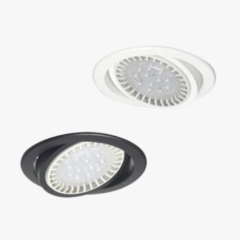 Spot de embutir redondo de pvc para lamparas AR-111
