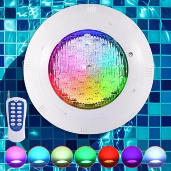 Plafón Led RGB sumergible para piletas con control remoto