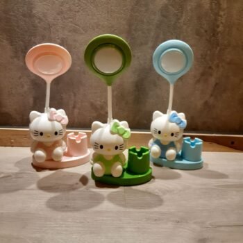 Velador led recargable Hello Kitty con base lapicero y sacapuntas
