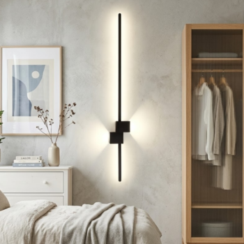 Aplique difusor led neutro minimalista Modern Berlin de 80 cm