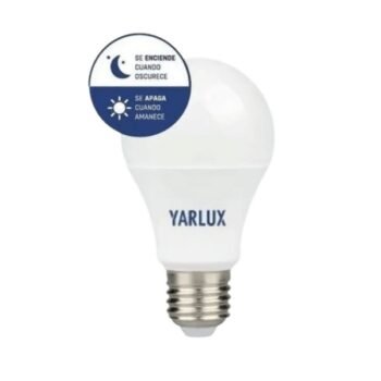 Lamparas bulbo Led 9w con foto celula Luz fria o calida - Yarlux