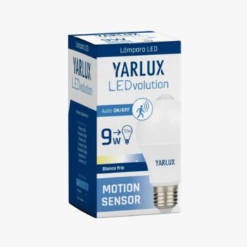 Lampara Led con sensor de movimiento 9w luz fria - Yarlux