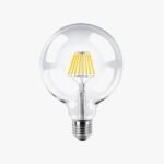 Lampara Filamento Led Globo G125 Dimerizable 8W Luz Calida Macroled