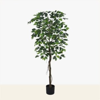 Planta artificial ficus benjamina de 160 cm en maceta