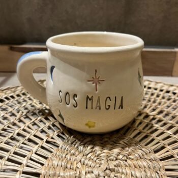 Tazon de ceramica sos magia 10 x 9 cm