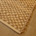 alfombra yute y algodon panal 1