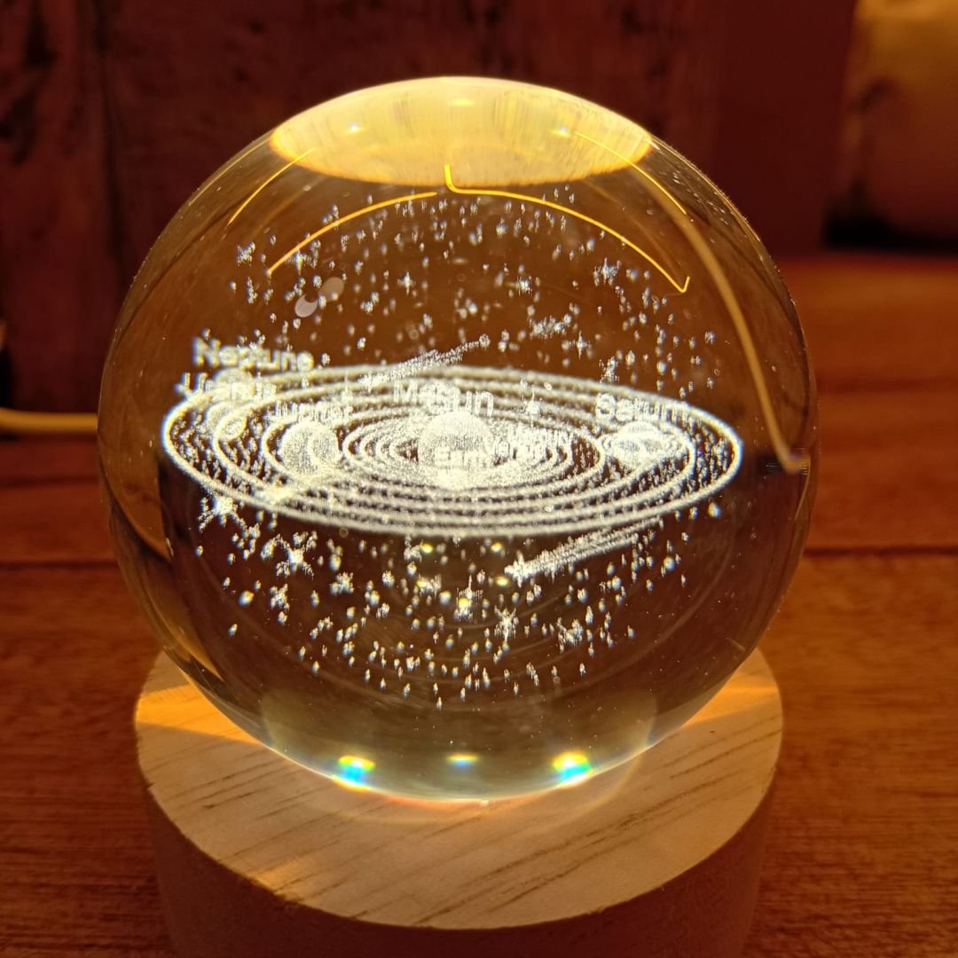 esfera 3d led espacio 06