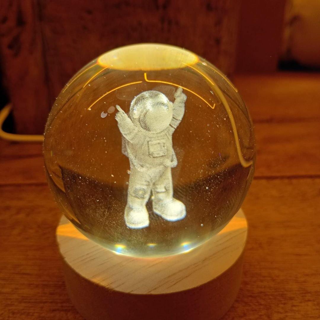 esfera 3d led espacio 07