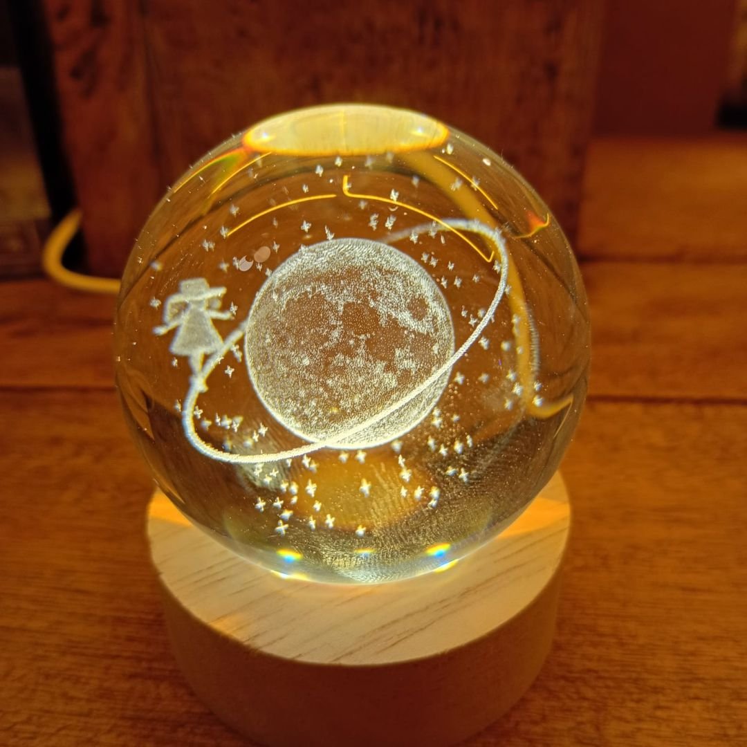 esfera 3d led espacio 08