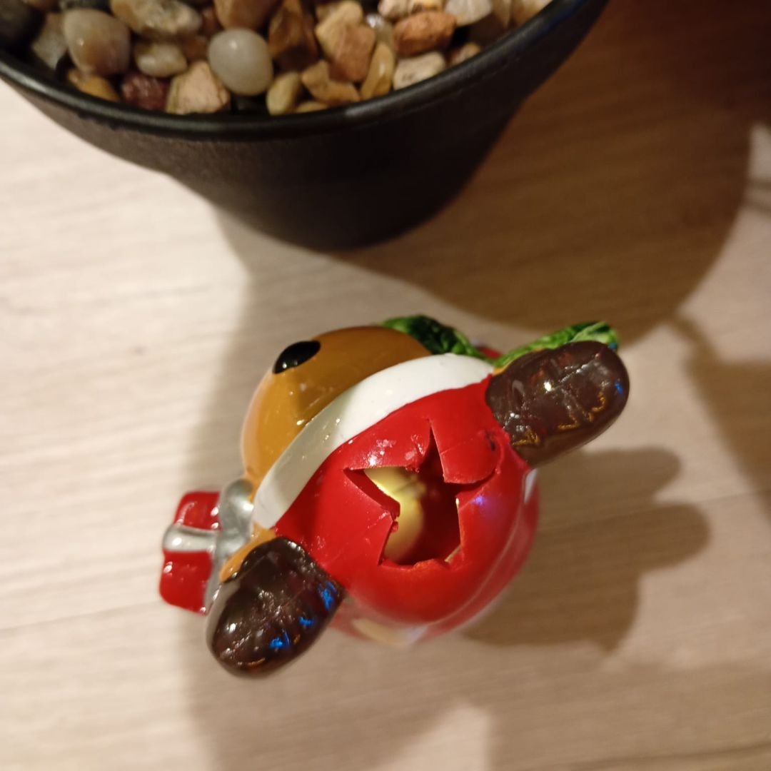 adorno ceramica con led 8