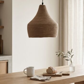 Colgante artesanal Atenea de seagrass de 30 x 30 cm