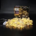 cortina led estrellas 300 x 70 cm