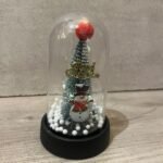 cupula con arbol luces led