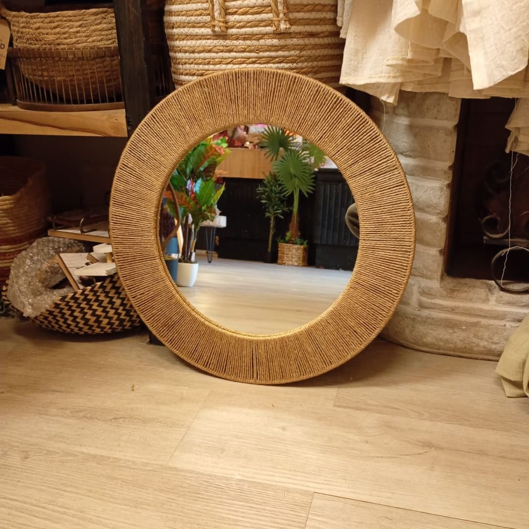 espejo yute 50 cm