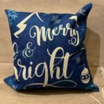 funda para almohadones navideños