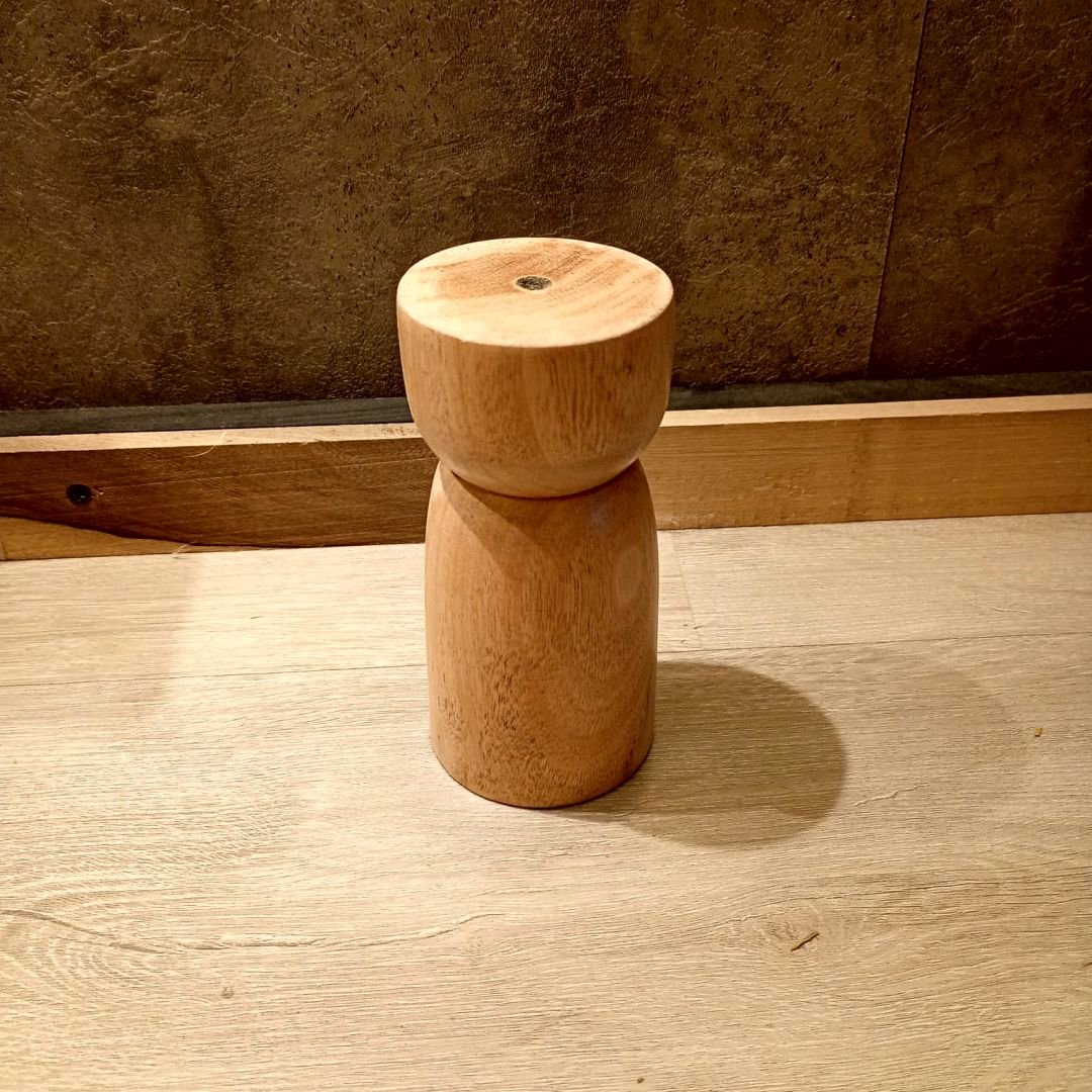 posa vela madera pilar grande 2