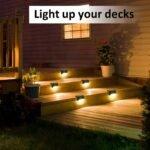 set de 4 luces escalon a