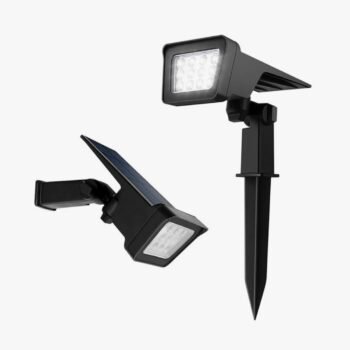 Spot aplique led luz solar recargable con estaca para exterior