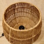 velador tulipan de yute