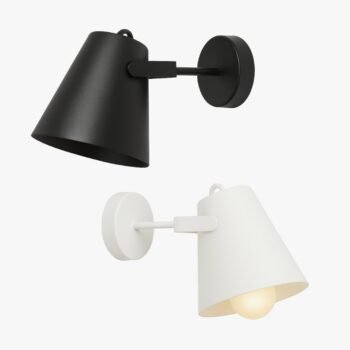 Aplique de pared spot para 1 foco de 13 x 28 cm