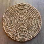 Plato de sitio / Individual redondo de seagrass de 35 cm