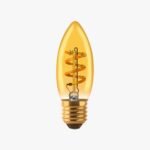 Lampara filamento Led vela vintage golden 3w - Macroled