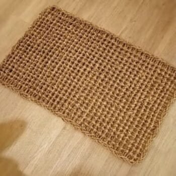 Alfombra de seagrass Gyasi de 75×45 cm