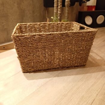 Canasto de seagras grande Dalia de 35 x 18 x 27 cm