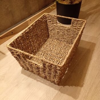 Canasto de seagras mediano Dalia de 30 x 15 x 23 cm