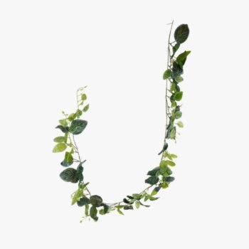 Tira de hojas tipo diafembaquia artificial de 180 cm