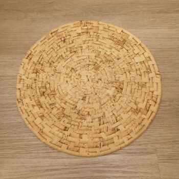 Plato de sitio / Individual de fibras de maiz de 35 cm