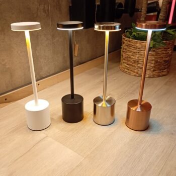 Velador led Cup tactil 3 tonos de luz con bateria recargable USB