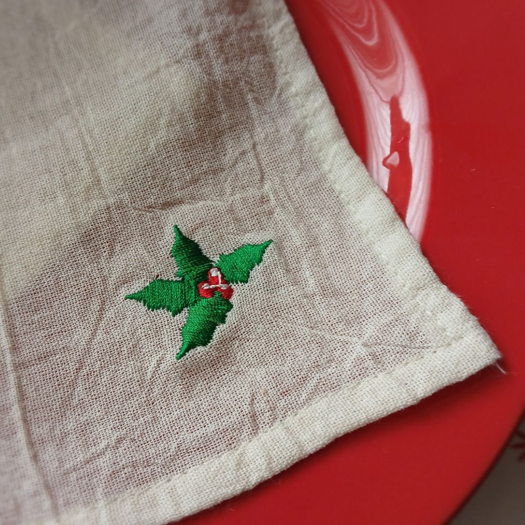 pack x 4 servilleta muerdago