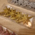 set de 4 estrellas 9 cm