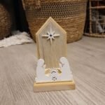 porta vela navidad nordico