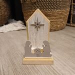 porta vela navidad nordico