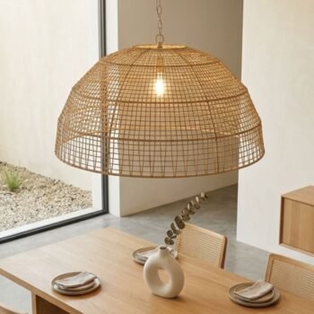 Colgante artesanal modelo Marbella 100 cm hilo kraft