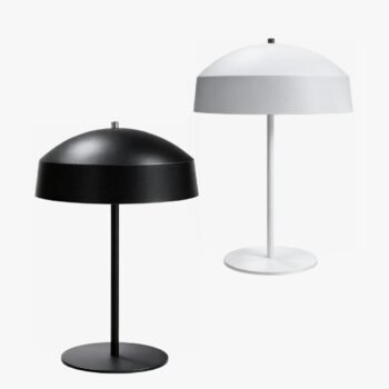 Velador de escritorio tipo cupula modelo Chieti de 45 cm